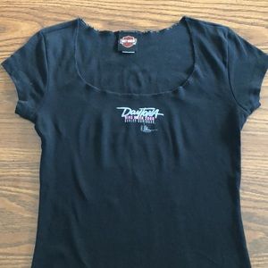 Harley-Davidson 2008 Daytona Bike Week Raw Collar Tshirt